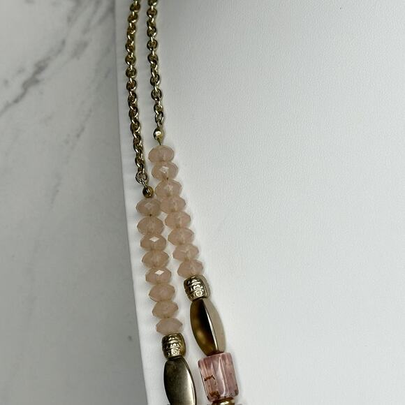 Chicos Beaded Boho Multi Strand Mixed Bead Necklace Statement ✨ - Picture 6 of 11